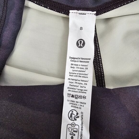 LULULEMON Wunder Train High-Rise Tight 28" NWT Size 8 Ink Islands EVERLUX - Picture 4 of 6